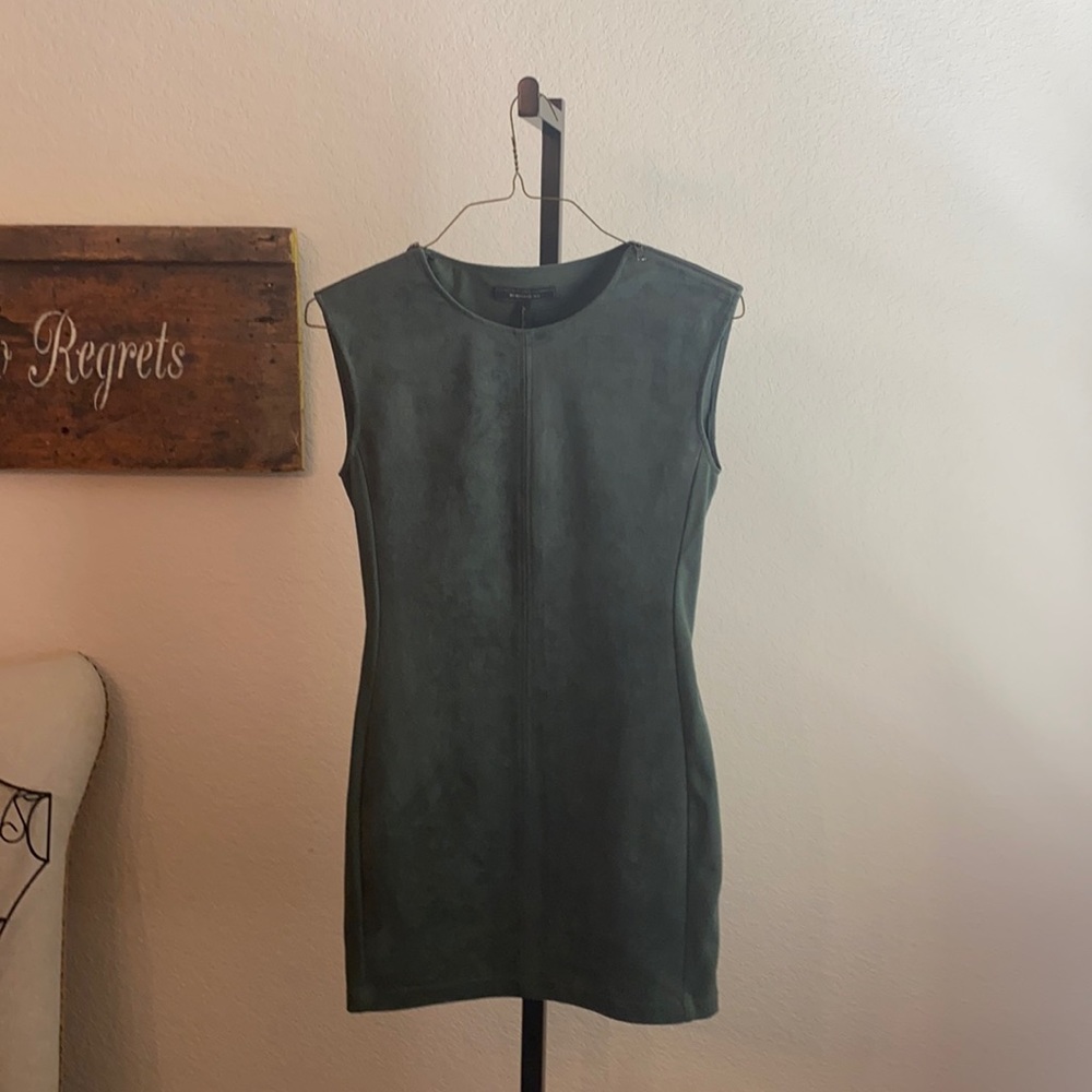 BCBG MaxAzria dark green dress